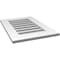 Ekena Millwork Vertical Surface Mount PVC Gable Vent: Functional, w/ 3-1/2"W x 1"P Standard Frame, 18"W x 26"H GVPVE18X2601SF - alternate 5